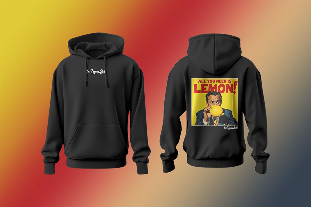 beYourSelf lemonMen Hoodie