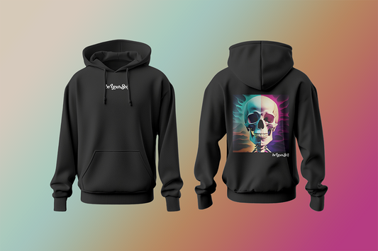 beYourSelf colorSkull Hoodie