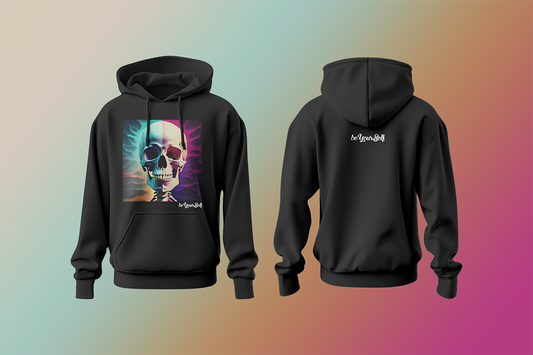 beYourSelf colorSkull Hoodie