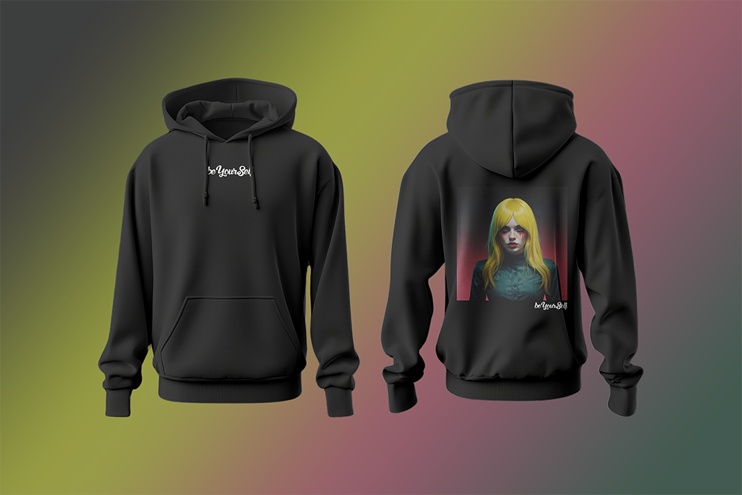 beYourSelf sadGirl Hoodie
