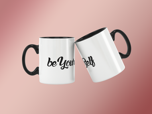 beYourSelf Slogan Tasse